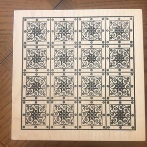 Background rubber stamp